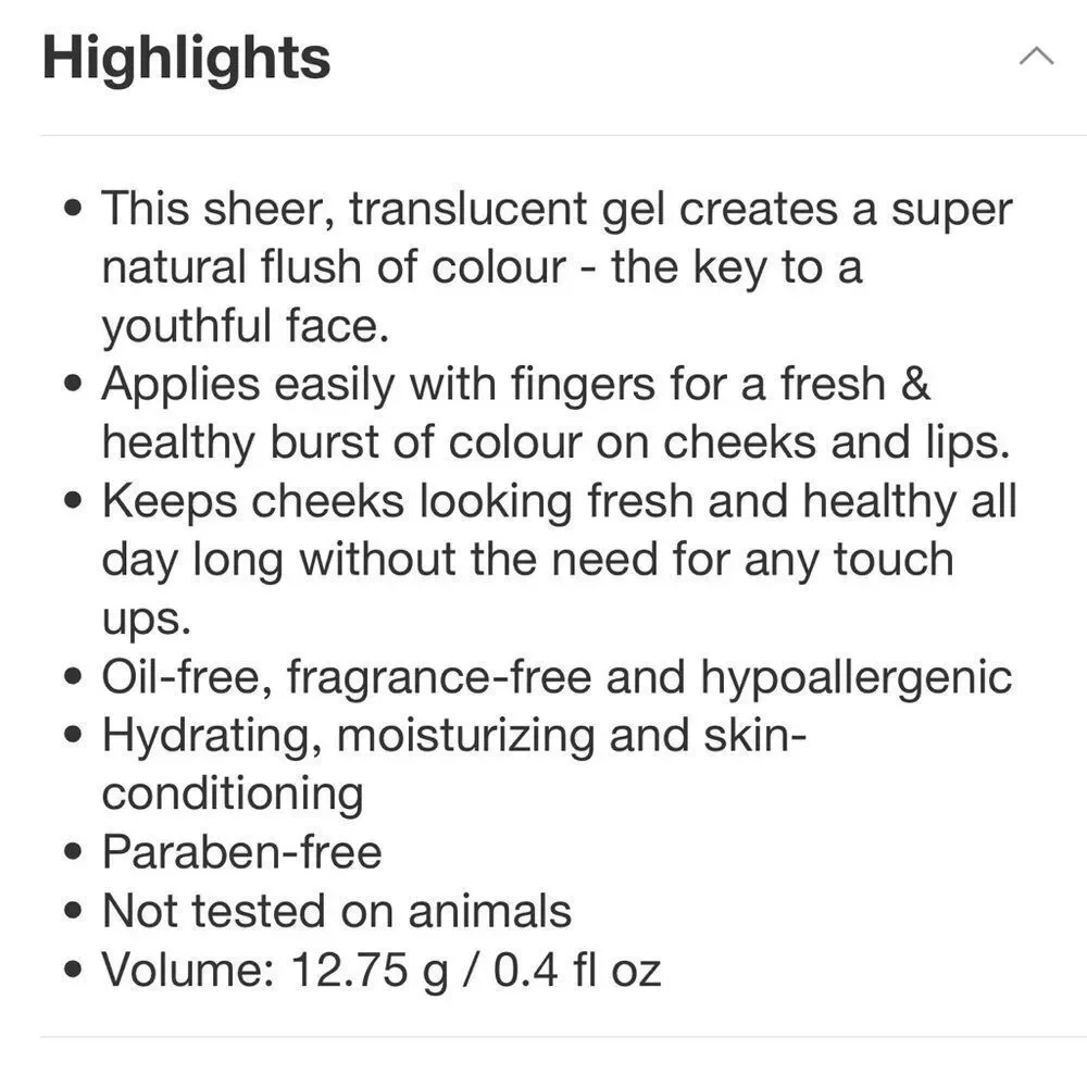 Pixi Blush Natural Cheek Gel